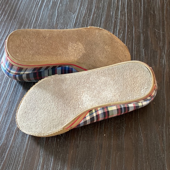 Sugar plaid coloured pump style wedgies in size 7. - Picture 8 of 10